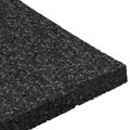 vidaXL Pad z gumových granúl na dvor Čierny 9 x 9 x 0,8 cm Guma