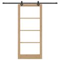 vidaXL Posuvné dvere Prírodná 93 x 211 cm