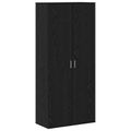 vidaXL Highboard 80 x 39 x 178 cm Kompozitné drevo Čierny dub