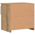 vidaXL Nočná skrinka Artisan Dub 40x30x39 cm Drevo