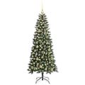 vidaXL Umelý vianočný stromček Zelená 150 cm PVC, plast a oceľ
