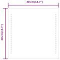 vidaXL LED kúpeľňové zrkadlo 40x40 cm