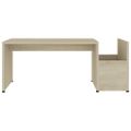 vidaXL Konferenčný stolík dub sonoma 90x45x35 cm kompozitné drevo