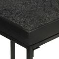 vidaXL Konzolový stolík čierny 110x35x76 cm akáciový a mangovníkový masív