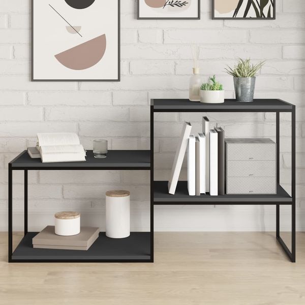 vidaXL Prídavné police 4 ks, sivé 60x40x1,5 cm, drevotrieska