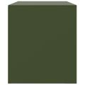 vidaXL TV skrinky 2 ks olivovozelené 67x39x44 cm oceľ