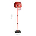vidaXL Prenosná basketbalová súprava nastaviteľná 160 cm
