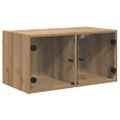 vidaXL Nástenná skrinka 68 x 37 x 35 cm Kompozitné drevo Remeselný dub