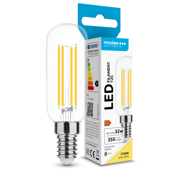 Modee LED žiarovka Filament T25 3,5W E14 350lm teplá biela (ML-T25F2700K3.5WE14)
