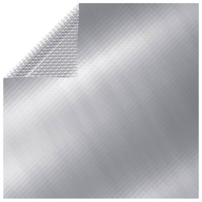 vidaXL Bazénová plachta strieborná 450x220 cm PE