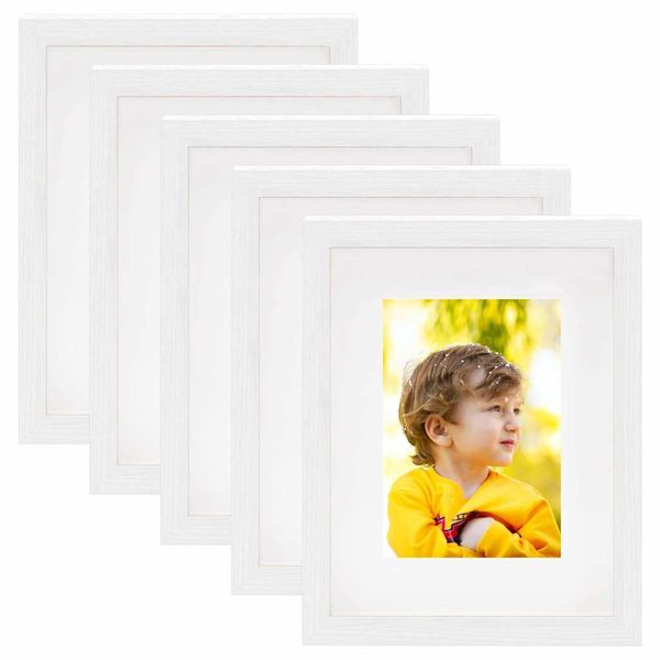vidaXL 3D fotorámiky 5 ks biele 20x25 cm na 13x18 cm obrázok