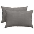 vidaXL Vankúše na pohovku 2 pcs Svetlosivá 60 x 40 cm