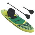 vidaXL SUP doska so sedadlom 2-in-1 POSEIDON 305 x 76 x 15 cm Zelená