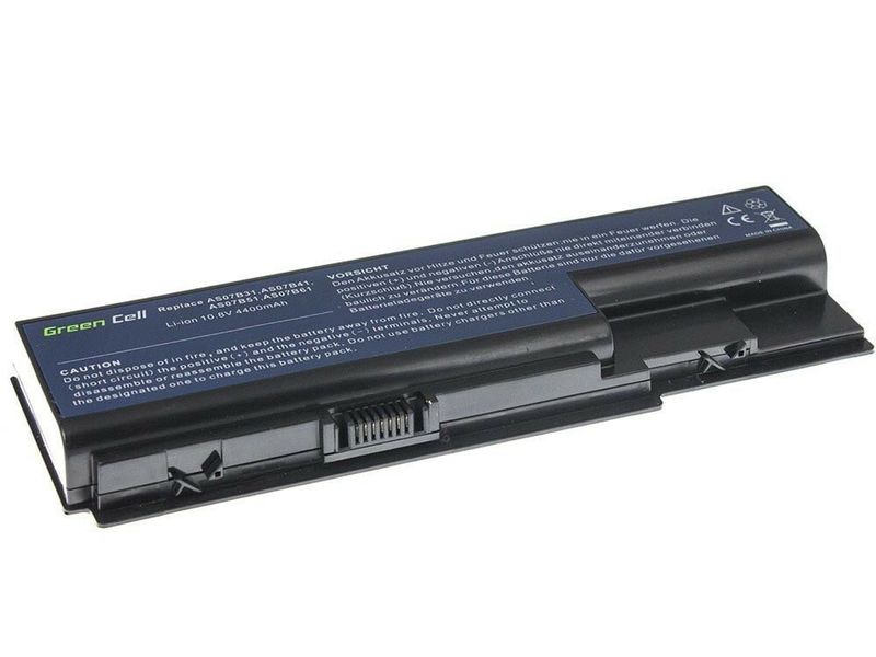 AC03 Green Cell Battery for Acer Aspire 5520 AS07B31 AS07B32 / 11,1V 4400mAh