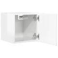vidaXL Nástenné TV skrinky 2 ks lesklé biele 30,5x30x30 cm
