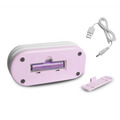 Skladacia LED stolná lampa 10W, 3000/4500/6000K, 1200mAh, ružová, LTC