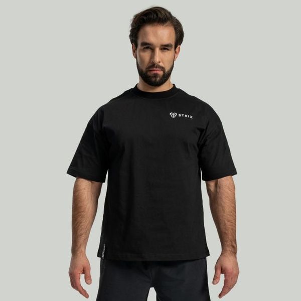 Tričko Oversized Black - STRIX, veľkosť L, veľkosť oblečenia L
