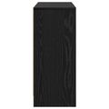 vidaXL Servírovacia skriňa Čierny dub 88,5 x 27,5 x 63,5 cm