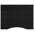 vidaXL pracovný stôl tmavohnedá 80x60x(71,5-98) cm masívny dub