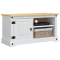 vidaXL TV skrinka CORONA 100 x 40 x 52 cm Biela