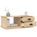 vidaXL Konferenčný stolík dub sonoma 90x50x35 cm kompozitné drevo