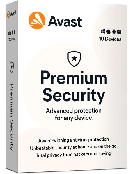 Avast Premium Security MD, až 10 pripojení 2Y