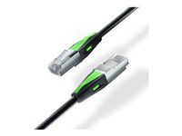 Zyxel - Sieťový kábel - RJ-45 (M) do RJ-45 (M) - 18 cm - SF/FTP - CAT 6a