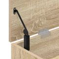 vidaXL lavica na topánky dub sonoma 102x30,5x45 cm umelé drevo