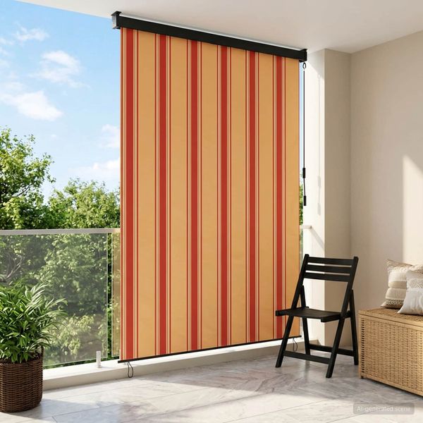 vidaXL Roleta Viacfarebný 160 x 250 cm Textil a hliník