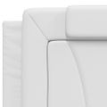 vidaXL Rám postele Viana s LED bez matraca biely 200x200 cm