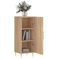 vidaXL Komoda dub sonoma 34,5x34x90 cm spracované drevo