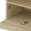 vidaXL TV skrinky 2 ks s LED svetlami dub sonoma 75x35x40 cm