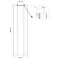 vidaXL Roleta Prírodná 50 x 220 cm Bambus