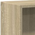 vidaXL Knižnica farba dubu sonoma 40x24x75 cm drevotrieska