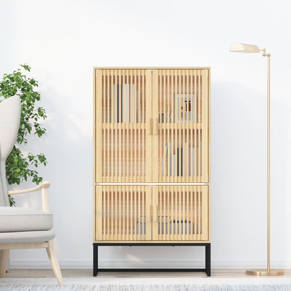 vidaXL Vysoká skrinka 70x35x125 cm kompozitné drevo