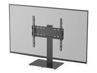 Stojan - na televízor - oceľ - čierna - veľkosť obrazovky: 32"-55" - stolový stojan