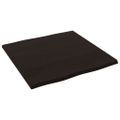 vidaXL Stolová doska tmavosivá 60x60x2 cm ošetrený dub živé hrany
