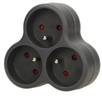 Zásuvka rozbočovacia ORNO OR-AE-13134/G, sivá