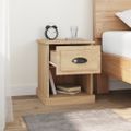 vidaXL Nočný stolík dub sonoma 39x39x47,5 cm spracované drevo