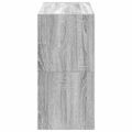 vidaXL Stojany na topánky 2 ks stohovateľné sivé sonoma 60x30x30,5 cm