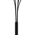 vidaXL Stojanová lampa čierna a zlatá 200 cm 5 x E14