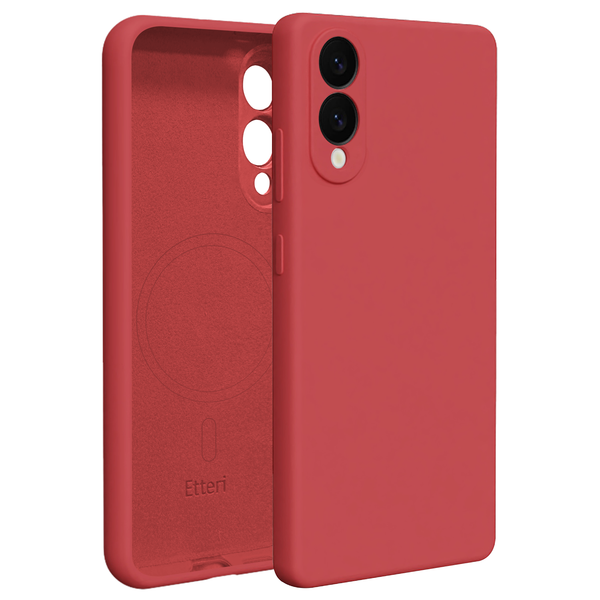 Etteri Silicone Mag case pre Samsung Galaxy S25 Edge malinová