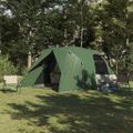 vidaXL Dómový stan pre 6 osôb so strechou Zelená 500 x 314 x 206 cm