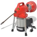 vidaXL Špirálový čistič odtokov 250 W 12,5mx16mm 4,5mx9,5mm