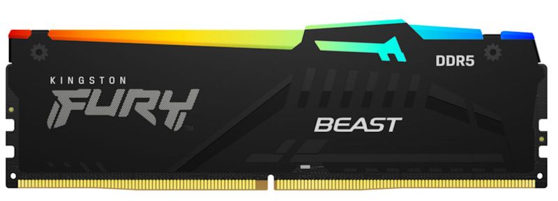 Kingston FURY Beast/DDR5/16GB/5600MHz/CL40/1x16GB/RGB