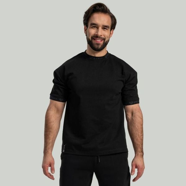 Tričko Oversized Heavy Black - STRIX, veľkosť S, veľkosť oblečenia S