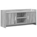 vidaXL TV skrinka 102 x 33 x 47 cm Sivý Sonoma Kompozitné drevo