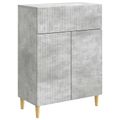 vidaXL Servírovacia skriňa so zásuvkou Betónovo sivá 66 x 34,5 x 90 cm