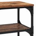vidaXL Konzolový stôl Staré drevo 100 x 30 x 75 cm Kompozitné drevo