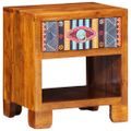 vidaXL Servírovacia skriňa Viacfarebný 40 x 35 x 45 cm akáciový masív
